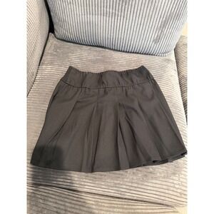 Hollister Ultra High Rise Pleated Mini Skirt Black Size S